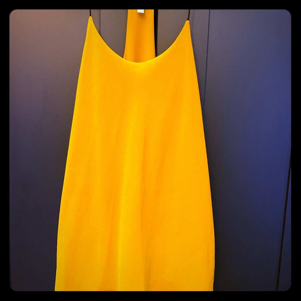 Dressy mustardy tank top blouse